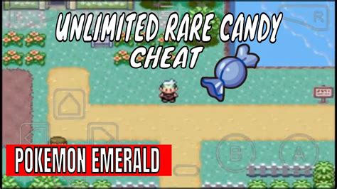 The next set of Item modifiers will. . Pokemon emerald rare candy cheat